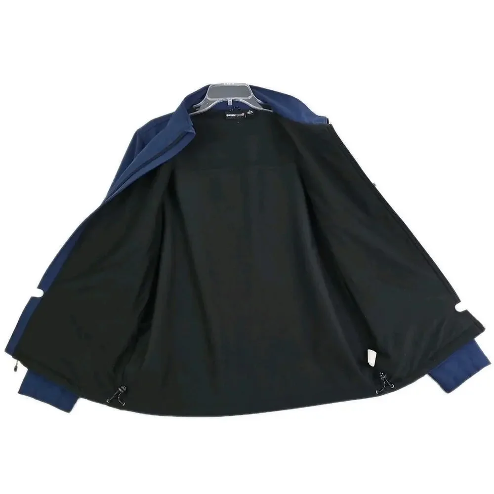 Swisstech ~Men's Size M (38-40)~ Navy Blue Zip-Up Windbreaker Jeacket.